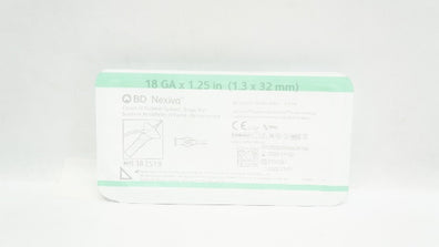 BD 383519 Nexiva Closed IV Cath. System - Single Port 18Ga x 1.25inch 0.5mL